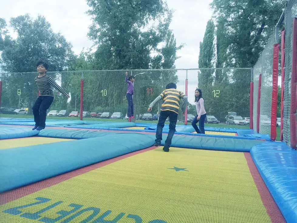 kids on trampoline, Easy and Fun Fitness Activities For Kids That's Also Enjoyable To Do As A Family