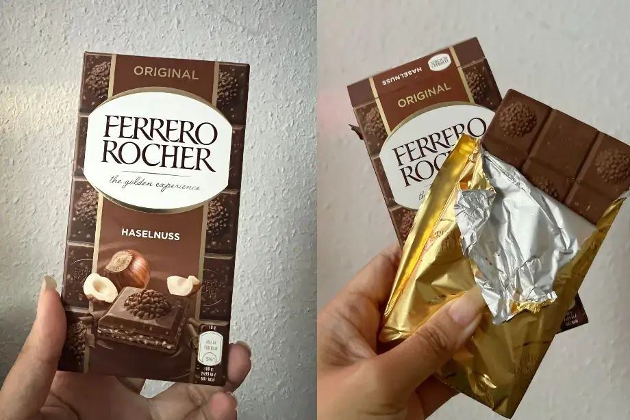 Every Confection and Sweet Drink We Have Ever Tried, Ferrero Rocher Chocolate Bar