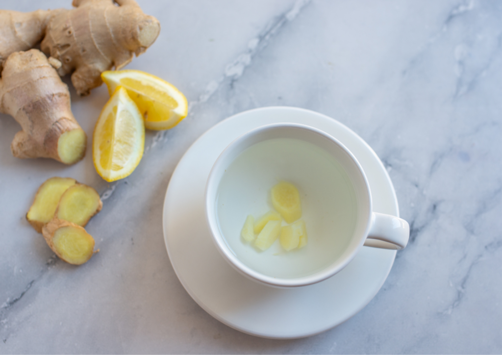 How To Treat Mild Covid-19 Symptoms at Home, lemon ginger tea